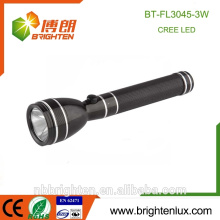 Factory Supply Long Time Best Bright Rechargeable 1AA Nicd Emergency Usage Powered Cree 3w police led torch light
